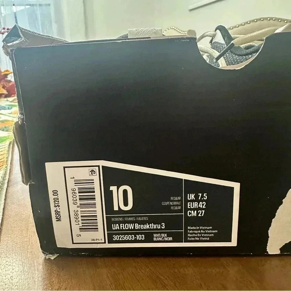 Under Armor Women’s Shoes UA Flow Breakthru 3 Size 10 Sneakers - Picture 7 of 7